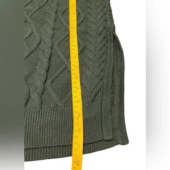 LK Bennett Andrea Cable Knit Sweater Vest in Green - Picture 9 of 9